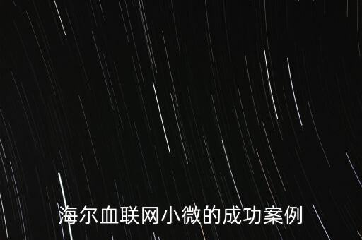 什么海爾小微，海爾小微公司簽合同沒(méi)有海爾倆字