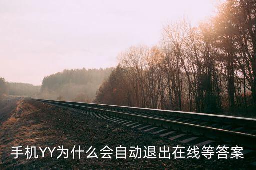 yy中國航航為什么退出，手機YY為什么會自動退出在線等答案
