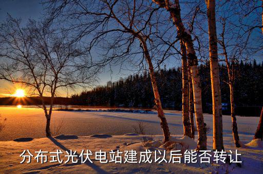 光伏電站批文轉(zhuǎn)讓什么價格，分布式光伏電站建成以后能否轉(zhuǎn)讓
