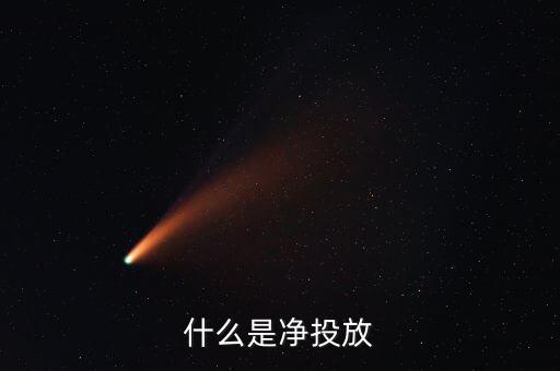 什么是凈投放，什么為凈投放
