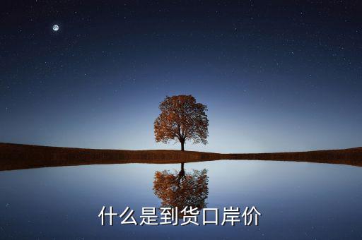口岸價是什么，什么是到貨口岸價