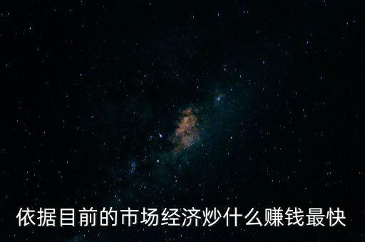 炒什么賺錢，依據(jù)目前的市場經(jīng)濟炒什么賺錢最快