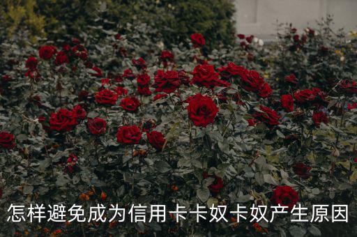 成卡奴怎么辦,避免成為信用卡奴，你必須知道