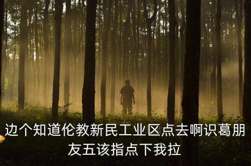 李葛衛(wèi)為什么入新民科技，邊個(gè)知道倫教新民工業(yè)區(qū)點(diǎn)去啊識(shí)葛朋友五該指點(diǎn)下我拉