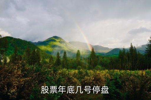 股市年底什么時(shí)候停盤，股票年底何時(shí)停