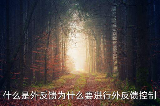 什么是機(jī)械外反饋，什么是外反饋為什么要進(jìn)行外反饋控制