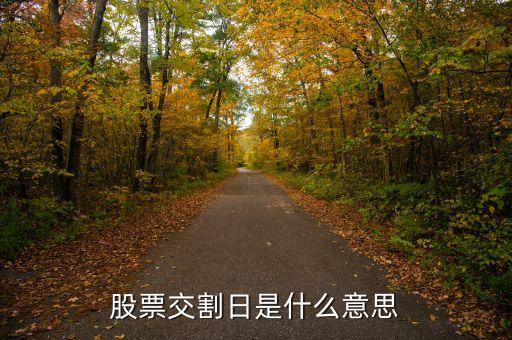 股市交割日是什么意思，股指交割日什么意思