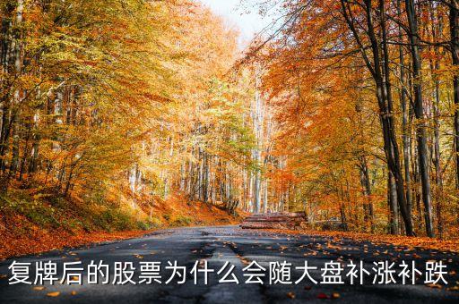 股票復牌為什么會補跌，復牌后的股票為什么會隨大盤補漲補跌
