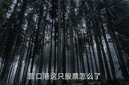 營口港為什么不漲，營口港現(xiàn)在會大漲嗎