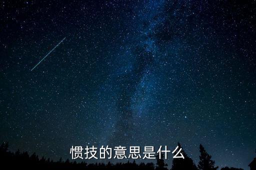 svxy是什么，慣技的意思是什么