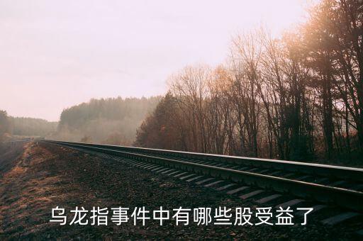 臺海危機利好什么股票，烏龍指事件中有哪些股受益了