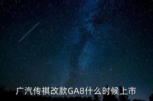 廣汽傳祺ga8什么時(shí)候上市，2021款傳祺GS8什么時(shí)候上市啊