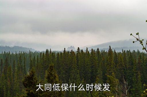 大同市學校低保補助什么時候到賬，大同低保什么時候發(fā)