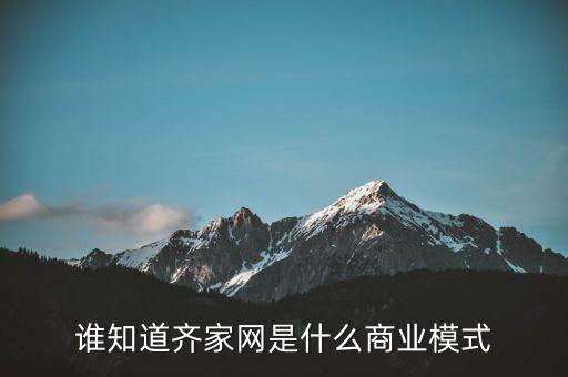 齊家網(wǎng)盈利模式是什么，齊家網(wǎng)是以什么方式成為行業(yè)大佬的有人可以簡(jiǎn)單闡述一下嗎  搜