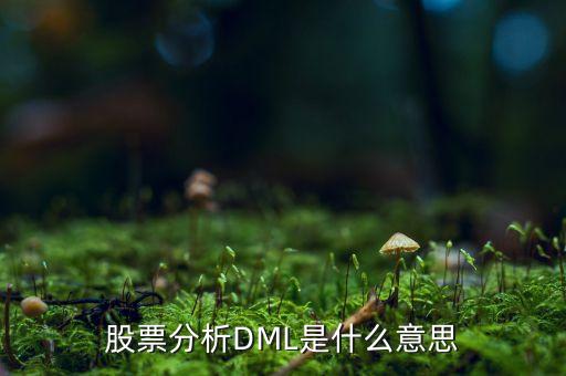 dml指標(biāo)什么意思，怎樣看懂股票dml線