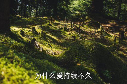 為什么持久率不久，為什么愛(ài)持續(xù)不久