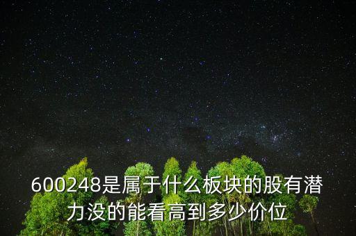 佳電股份是什么板塊，600248是屬于什么板塊的股有潛力沒的能看高到多少價(jià)位