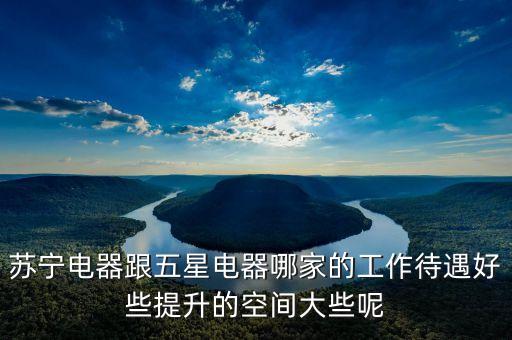 五星電器運營和蘇寧有什么不同，蘇寧電器跟五星電器哪家的工作待遇好些提升的空間大些呢