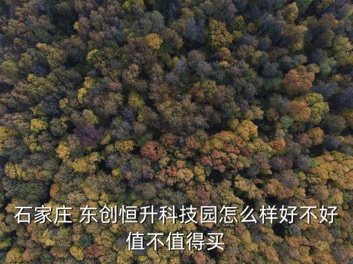 石家莊 東創(chuàng)恒升科技園怎么樣好不好值不值得買(mǎi)