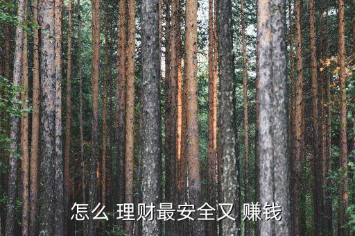 零風(fēng)險投資理財(cái)賺錢法