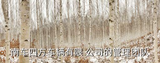 南車四方車輛有限 公司的管理團(tuán)隊