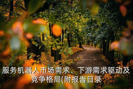 服務(wù)機(jī)器人市場需求、下游需求驅(qū)動及競爭格局(附報告目錄