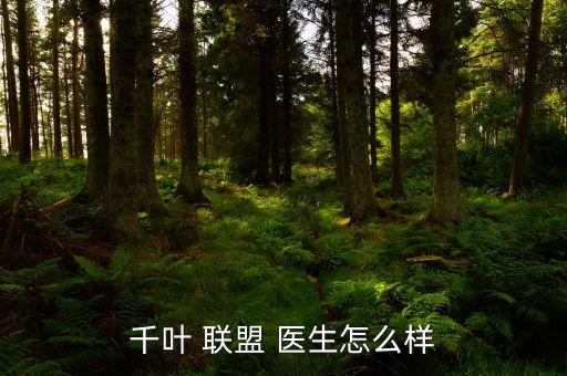 千葉 聯盟 醫(yī)生怎么樣