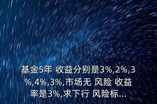 投資風(fēng)險與收益對照表,中國證券市場投資風(fēng)險與收益研究