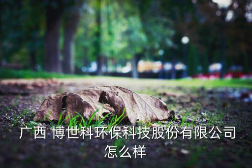  廣西 博世科環(huán)?？萍脊煞萦邢薰驹趺礃? class=