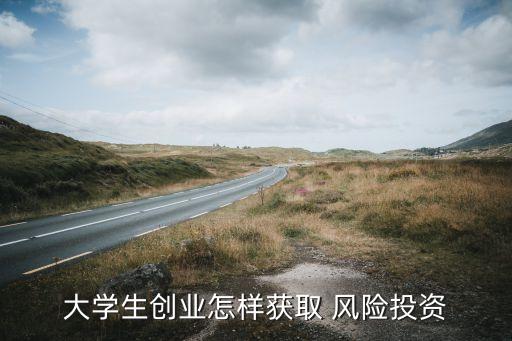 大學生創(chuàng)業(yè)怎樣獲取 風險投資