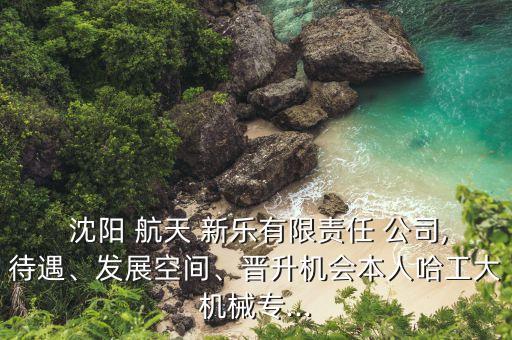  沈陽 航天 新樂有限責任 公司,待遇、發(fā)展空間、晉升機會本人哈工大機械專...