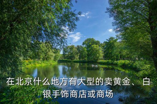 在北京什么地方有大型的賣(mài)黃金、 白銀手飾商店或商場(chǎng)