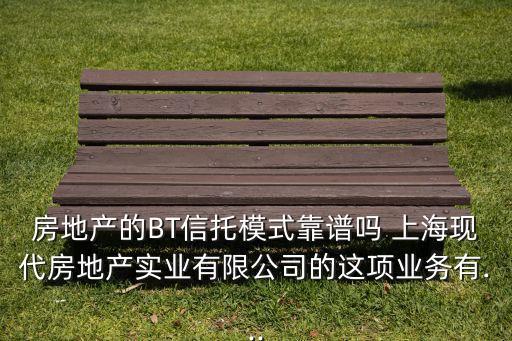 房地產(chǎn)的BT信托模式靠譜嗎 上?，F(xiàn)代房地產(chǎn)實業(yè)有限公司的這項業(yè)務(wù)有...