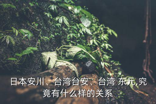 日本安川、臺(tái)灣臺(tái)安、臺(tái)灣 東元,究竟有什么樣的關(guān)系
