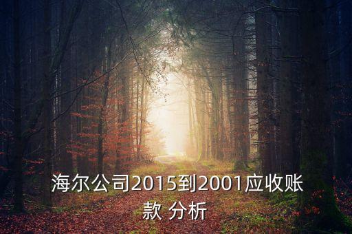 海爾公司財(cái)務(wù)報表分析ppt
