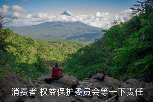  消費者 權(quán)益保護委員會等一下責(zé)任
