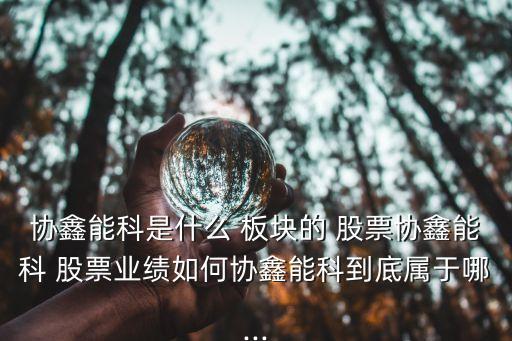 協(xié)鑫能科是什么 板塊的 股票協(xié)鑫能科 股票業(yè)績如何協(xié)鑫能科到底屬于哪...