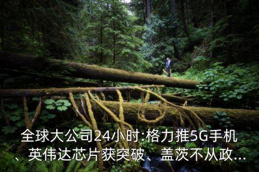 全球大公司24小時(shí):格力推5G手機(jī)、英偉達(dá)芯片獲突破、蓋茨不從政…