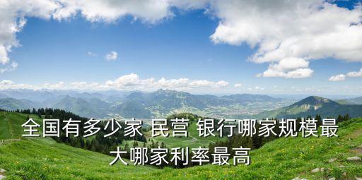 我國現在有民營銀行嗎