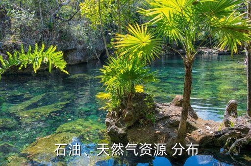  石油、天然氣資源 分布