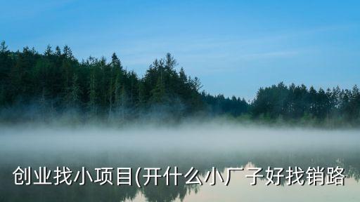 創(chuàng)業(yè)找小項(xiàng)目(開(kāi)什么小廠(chǎng)子好找銷(xiāo)路