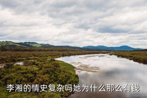 李湘的情史復(fù)雜嗎她為什么那么有錢(qián)