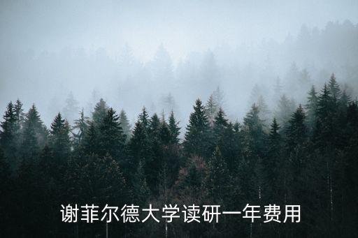  謝菲爾德大學讀研一年費用