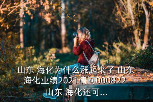  山東 海化為什么漲起來了 山東 ?；瘶I(yè)績2021請問000822 山東 海化還可...