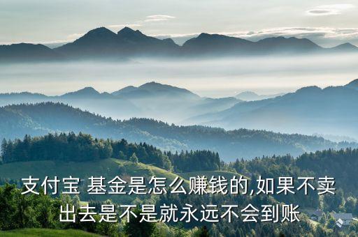 支付寶 基金是怎么賺錢(qián)的,如果不賣(mài)出去是不是就永遠(yuǎn)不會(huì)到賬