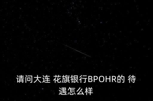 請(qǐng)問大連 花旗銀行BPOHR的 待遇怎么樣