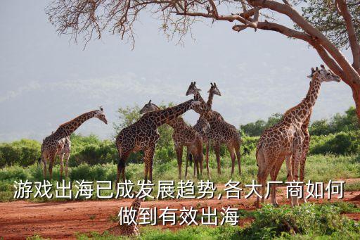 游戲出海已成發(fā)展趨勢(shì),各大廠(chǎng)商如何做到有效出海