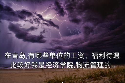 在青島,有哪些單位的工資、福利待遇比較好我是經(jīng)濟(jì)學(xué)院,物流管理的...
