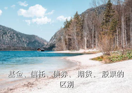 基金、信托、債券、 期貨、 股票的區(qū)別