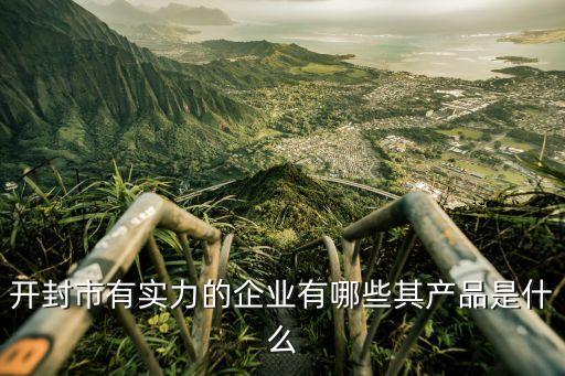 開封市有實力的企業(yè)有哪些其產品是什么